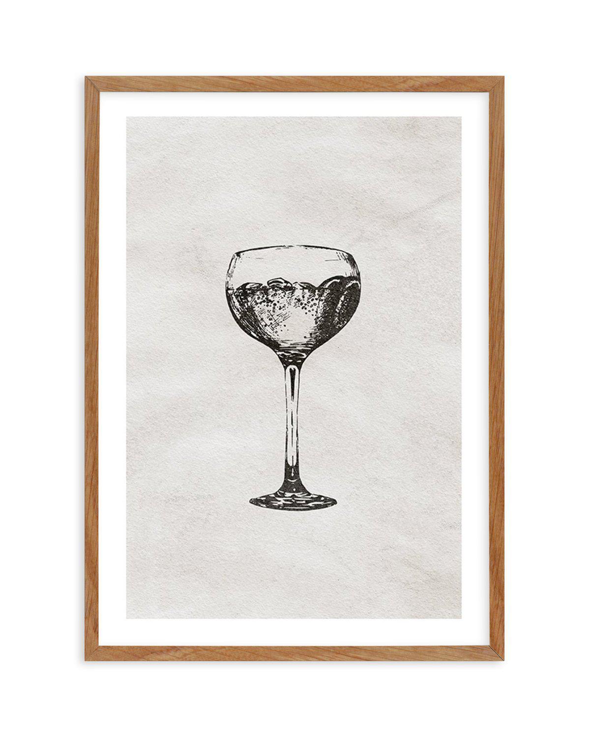 Cocktail Glass Art Print-PRINT-Olive et Oriel-Olive et Oriel-Buy-Australian-Art-Prints-Online-with-Olive-et-Oriel-Your-Artwork-Specialists-Austrailia-Decorate-With-Coastal-Photo-Wall-Art-Prints-From-Our-Beach-House-Artwork-Collection-Fine-Poster-and-Framed-Artwork