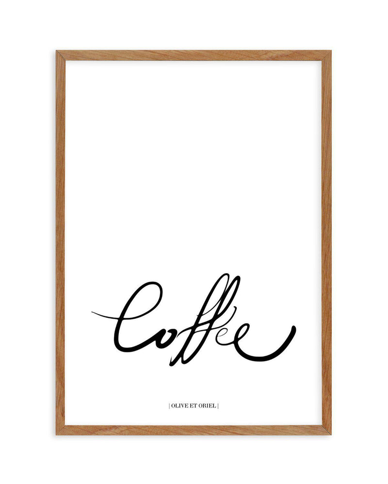 Coffee 2.0 Art Print-PRINT-Olive et Oriel-Olive et Oriel-50x70 cm | 19.6" x 27.5"-Walnut-With White Border-Buy-Australian-Art-Prints-Online-with-Olive-et-Oriel-Your-Artwork-Specialists-Austrailia-Decorate-With-Coastal-Photo-Wall-Art-Prints-From-Our-Beach-House-Artwork-Collection-Fine-Poster-and-Framed-Artwork