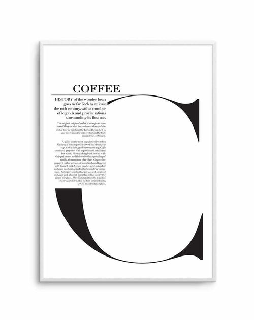 Coffee Art Print-PRINT-Olive et Oriel-Olive et Oriel-A5 | 5.8" x 8.3" | 14.8 x 21cm-Unframed Art Print-With White Border-Buy-Australian-Art-Prints-Online-with-Olive-et-Oriel-Your-Artwork-Specialists-Austrailia-Decorate-With-Coastal-Photo-Wall-Art-Prints-From-Our-Beach-House-Artwork-Collection-Fine-Poster-and-Framed-Artwork