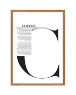 Coffee Art Print-PRINT-Olive et Oriel-Olive et Oriel-50x70 cm | 19.6" x 27.5"-Walnut-With White Border-Buy-Australian-Art-Prints-Online-with-Olive-et-Oriel-Your-Artwork-Specialists-Austrailia-Decorate-With-Coastal-Photo-Wall-Art-Prints-From-Our-Beach-House-Artwork-Collection-Fine-Poster-and-Framed-Artwork