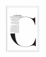 Coffee Art Print-PRINT-Olive et Oriel-Olive et Oriel-A5 | 5.8" x 8.3" | 14.8 x 21cm-White-With White Border-Buy-Australian-Art-Prints-Online-with-Olive-et-Oriel-Your-Artwork-Specialists-Austrailia-Decorate-With-Coastal-Photo-Wall-Art-Prints-From-Our-Beach-House-Artwork-Collection-Fine-Poster-and-Framed-Artwork