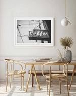 Coffee Sign Art Print-PRINT-Olive et Oriel-Olive et Oriel-Buy-Australian-Art-Prints-Online-with-Olive-et-Oriel-Your-Artwork-Specialists-Austrailia-Decorate-With-Coastal-Photo-Wall-Art-Prints-From-Our-Beach-House-Artwork-Collection-Fine-Poster-and-Framed-Artwork
