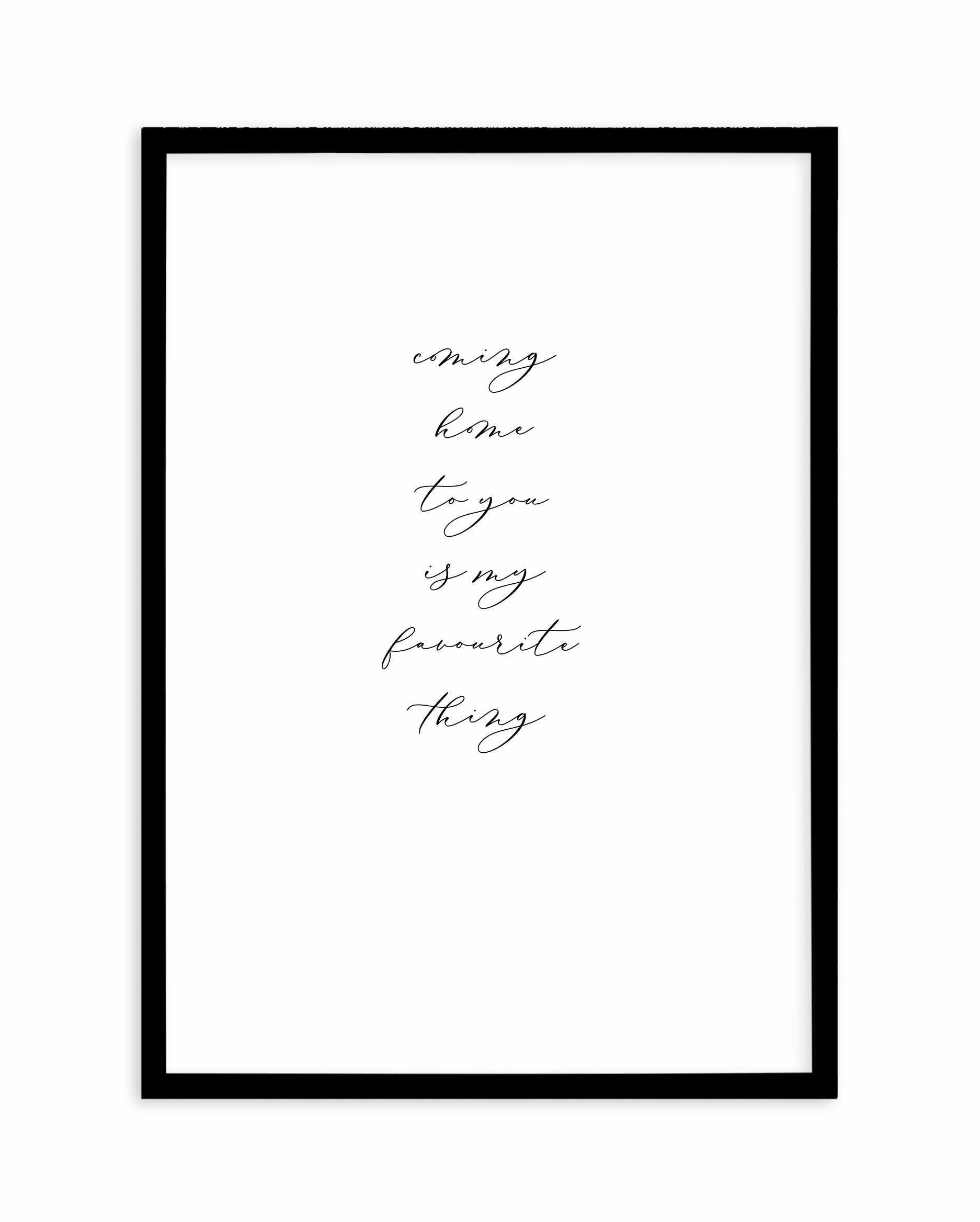 Coming Home To You Art Print-PRINT-Olive et Oriel-Olive et Oriel-A4 | 8.3" x 11.7" | 21 x 29.7cm-Black-With White Border-Buy-Australian-Art-Prints-Online-with-Olive-et-Oriel-Your-Artwork-Specialists-Austrailia-Decorate-With-Coastal-Photo-Wall-Art-Prints-From-Our-Beach-House-Artwork-Collection-Fine-Poster-and-Framed-Artwork