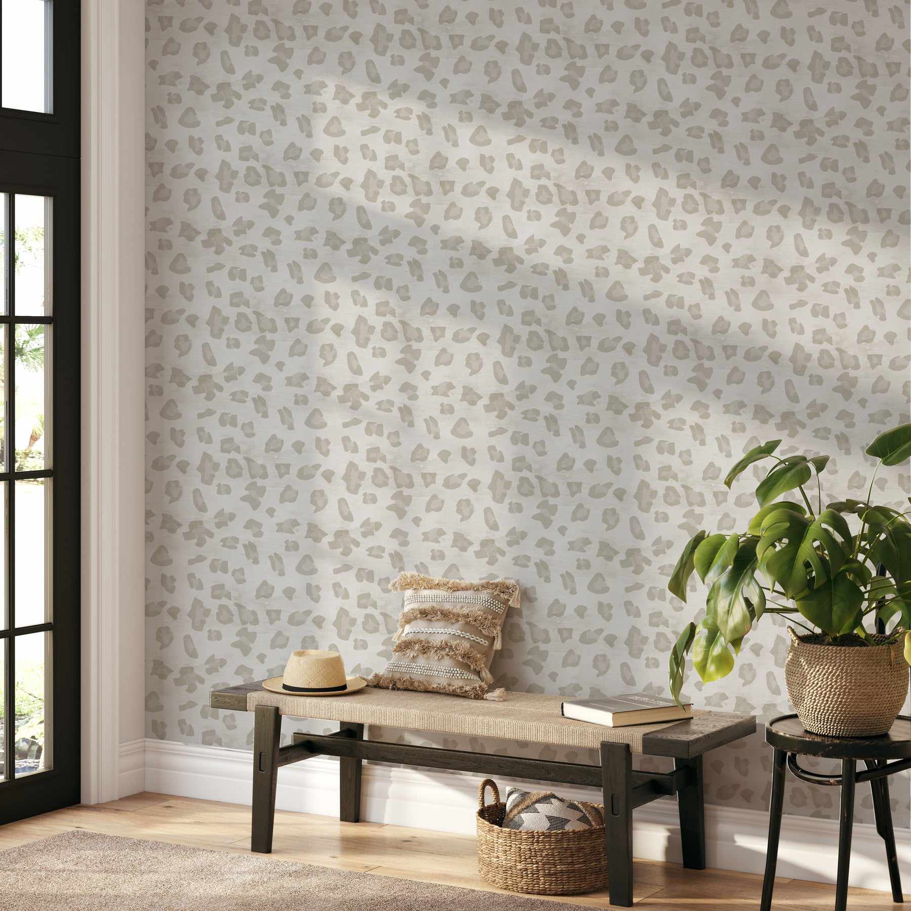 Concrete Safari Wallpaper - Olive et Oriel