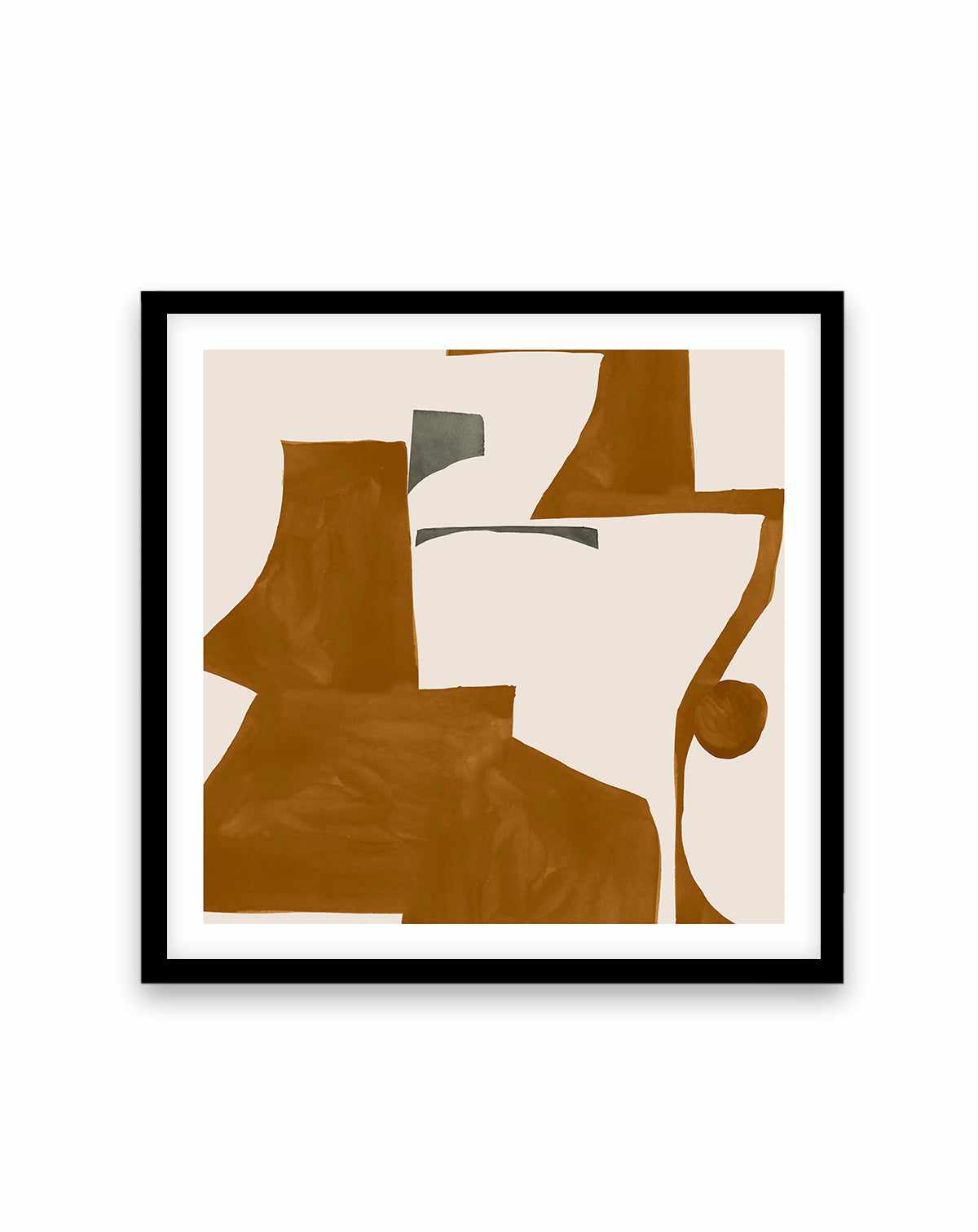 Contour Study No 1 Square Art Print