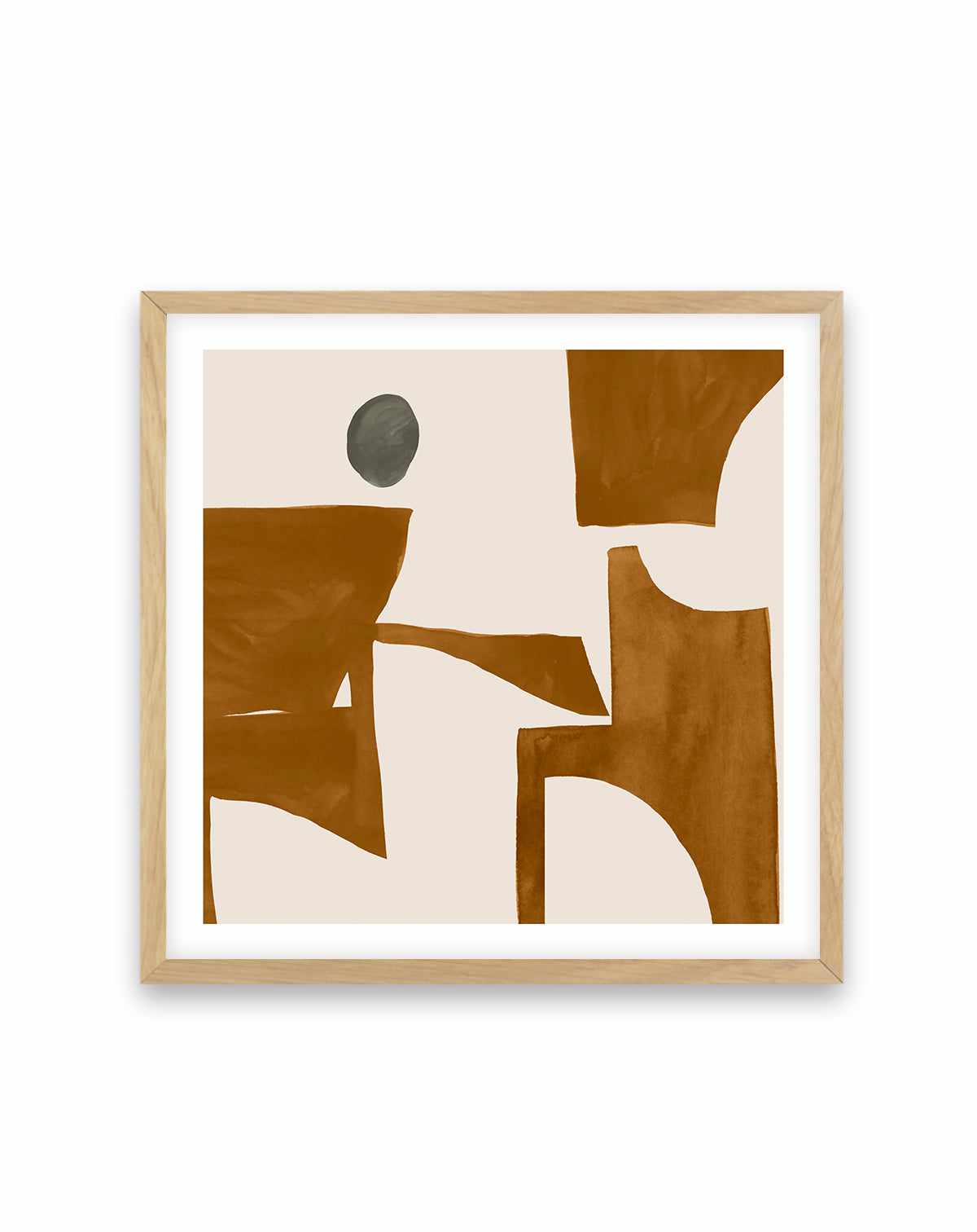 Contour Study No 2 Square Art Print