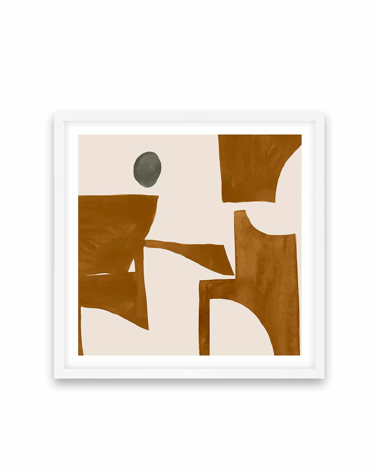 Contour Study No 2 Square Art Print