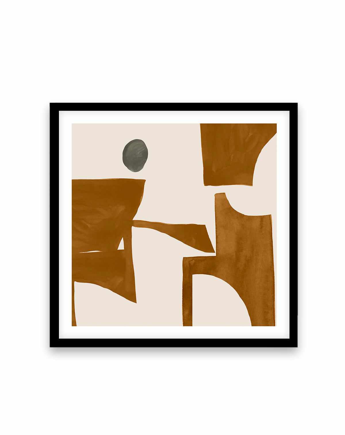 Contour Study No 2 Square Art Print