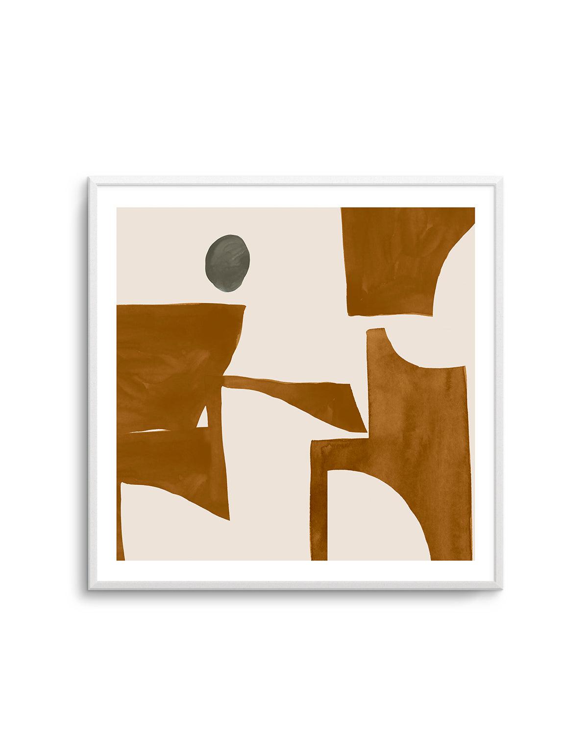 Contour Study No 2 Square Art Print