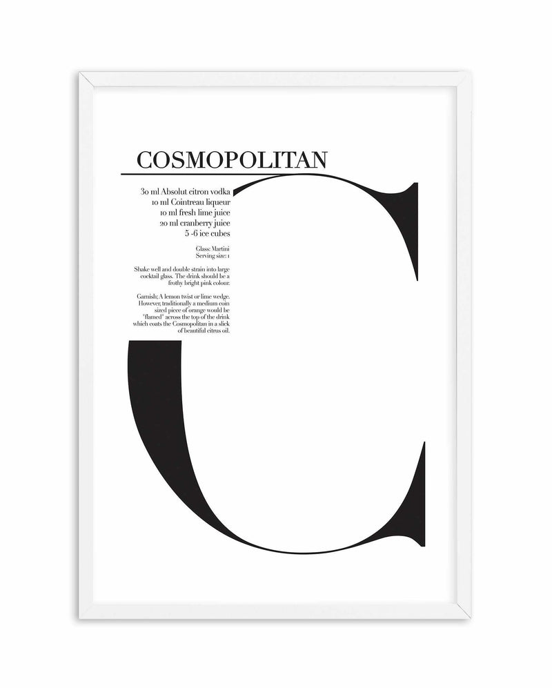 Cosmopolitan Art Print-PRINT-Olive et Oriel-Olive et Oriel-A5 | 5.8" x 8.3" | 14.8 x 21cm-White-With White Border-Buy-Australian-Art-Prints-Online-with-Olive-et-Oriel-Your-Artwork-Specialists-Austrailia-Decorate-With-Coastal-Photo-Wall-Art-Prints-From-Our-Beach-House-Artwork-Collection-Fine-Poster-and-Framed-Artwork