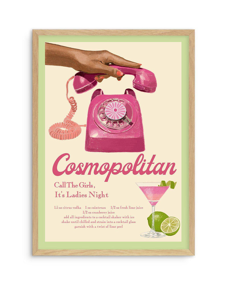 Cosmopolitan By Jenny Liz Rome Art Print-PRINT-Olive et Oriel-Olive et Oriel-A5 | 5.8" x 8.3" | 14.8 x 21cm-Oak-With White Border-Buy-Australian-Art-Prints-Online-with-Olive-et-Oriel-Your-Artwork-Specialists-Austrailia-Decorate-With-Coastal-Photo-Wall-Art-Prints-From-Our-Beach-House-Artwork-Collection-Fine-Poster-and-Framed-Artwork