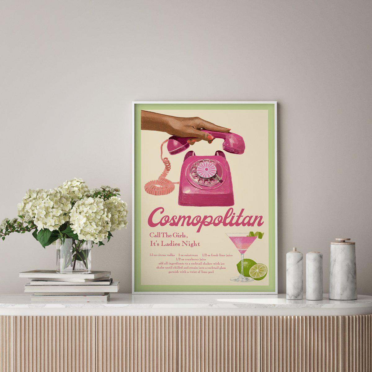 Cosmopolitan By Jenny Liz Rome Art Print-PRINT-Olive et Oriel-Olive et Oriel-Buy-Australian-Art-Prints-Online-with-Olive-et-Oriel-Your-Artwork-Specialists-Austrailia-Decorate-With-Coastal-Photo-Wall-Art-Prints-From-Our-Beach-House-Artwork-Collection-Fine-Poster-and-Framed-Artwork