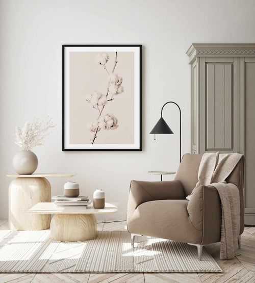 Cotton In Bloom Art Print-PRINT-Olive et Oriel-Olive et Oriel-Buy-Australian-Art-Prints-Online-with-Olive-et-Oriel-Your-Artwork-Specialists-Austrailia-Decorate-With-Coastal-Photo-Wall-Art-Prints-From-Our-Beach-House-Artwork-Collection-Fine-Poster-and-Framed-Artwork