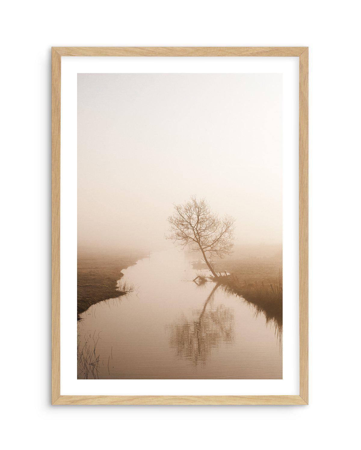 Country Morning, First Light Art Print-PRINT-Olive et Oriel-Olive et Oriel-A5 | 5.8" x 8.3" | 14.8 x 21cm-Oak-With White Border-Buy-Australian-Art-Prints-Online-with-Olive-et-Oriel-Your-Artwork-Specialists-Austrailia-Decorate-With-Coastal-Photo-Wall-Art-Prints-From-Our-Beach-House-Artwork-Collection-Fine-Poster-and-Framed-Artwork