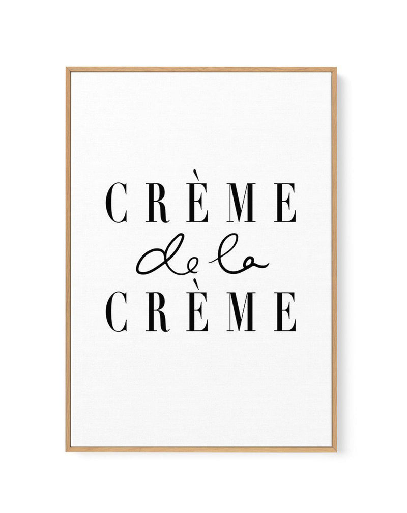 Creme de la Creme | Framed Canvas-CANVAS-You can shop wall art online with Olive et Oriel for everything from abstract art to fun kids wall art. Our beautiful modern art prints and canvas art are available from large canvas prints to wall art paintings and our proudly Australian artwork collection offers only the highest quality framed large wall art and canvas art Australia - You can buy fashion photography prints or Hampton print posters and paintings on canvas from Olive et Oriel and have the