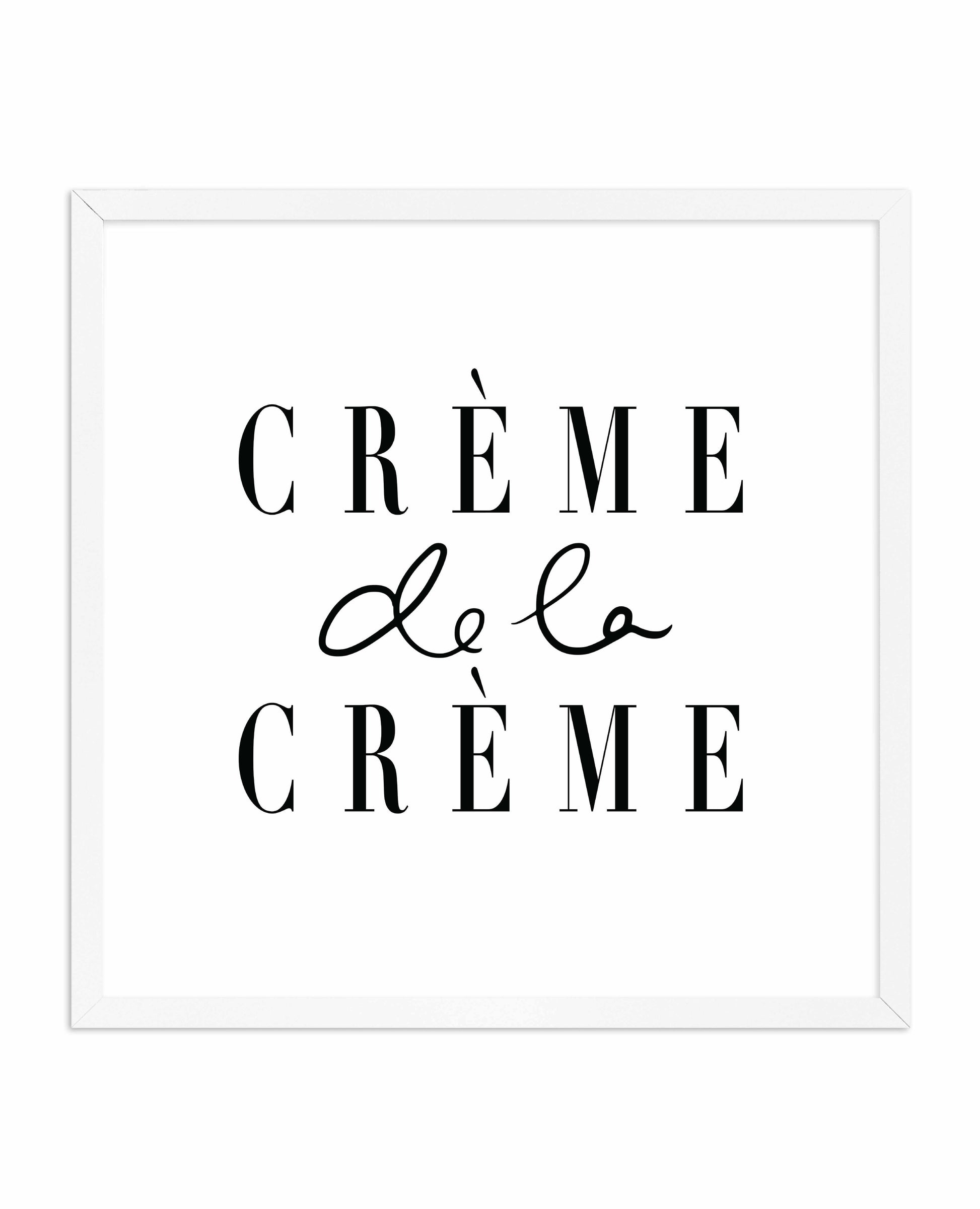 Creme de la Creme SQ Art Print-PRINT-Olive et Oriel-Olive et Oriel-70x70 cm | 27.5" x 27.5"-White-With White Border-Buy-Australian-Art-Prints-Online-with-Olive-et-Oriel-Your-Artwork-Specialists-Austrailia-Decorate-With-Coastal-Photo-Wall-Art-Prints-From-Our-Beach-House-Artwork-Collection-Fine-Poster-and-Framed-Artwork