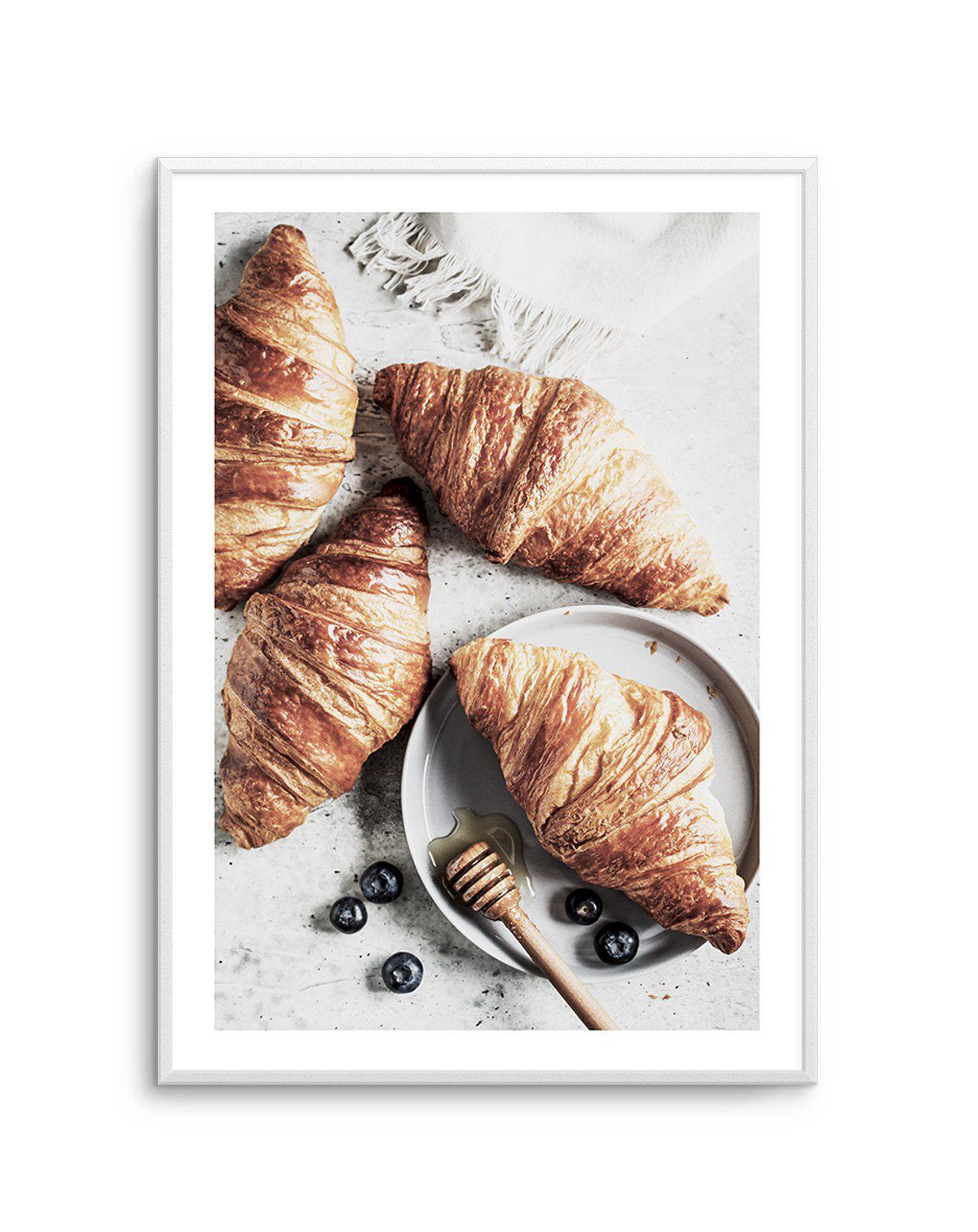 Croissants in Paris Art Print-PRINT-Olive et Oriel-Olive et Oriel-A5 | 5.8" x 8.3" | 14.8 x 21cm-Unframed Art Print-With White Border-Buy-Australian-Art-Prints-Online-with-Olive-et-Oriel-Your-Artwork-Specialists-Austrailia-Decorate-With-Coastal-Photo-Wall-Art-Prints-From-Our-Beach-House-Artwork-Collection-Fine-Poster-and-Framed-Artwork