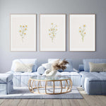 Daisies on Linen II Art Print-PRINT-Olive et Oriel-Olive et Oriel-Buy-Australian-Art-Prints-Online-with-Olive-et-Oriel-Your-Artwork-Specialists-Austrailia-Decorate-With-Coastal-Photo-Wall-Art-Prints-From-Our-Beach-House-Artwork-Collection-Fine-Poster-and-Framed-Artwork