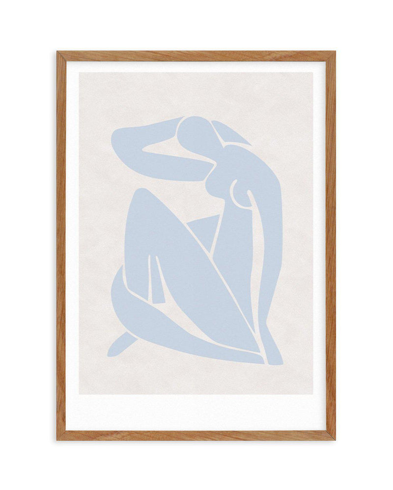 Decoupes Femme | Blue Art Print-PRINT-Olive et Oriel-Olive et Oriel-Buy-Australian-Art-Prints-Online-with-Olive-et-Oriel-Your-Artwork-Specialists-Austrailia-Decorate-With-Coastal-Photo-Wall-Art-Prints-From-Our-Beach-House-Artwork-Collection-Fine-Poster-and-Framed-Artwork