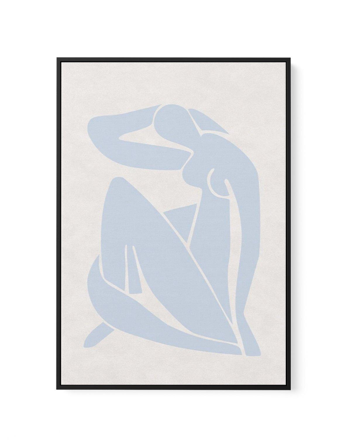 Decoupes Femme | Blue | Framed Canvas-CANVAS-You can shop wall art online with Olive et Oriel for everything from abstract art to fun kids wall art. Our beautiful modern art prints and canvas art are available from large canvas prints to wall art paintings and our proudly Australian artwork collection offers only the highest quality framed large wall art and canvas art Australia - You can buy fashion photography prints or Hampton print posters and paintings on canvas from Olive et Oriel and have