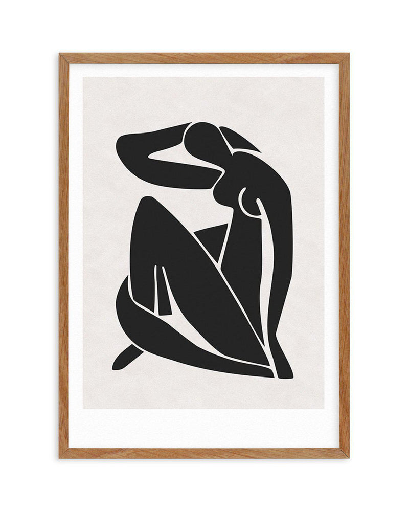 Decoupes Femme | Charcoal Art Print-PRINT-Olive et Oriel-Olive et Oriel-Buy-Australian-Art-Prints-Online-with-Olive-et-Oriel-Your-Artwork-Specialists-Austrailia-Decorate-With-Coastal-Photo-Wall-Art-Prints-From-Our-Beach-House-Artwork-Collection-Fine-Poster-and-Framed-Artwork