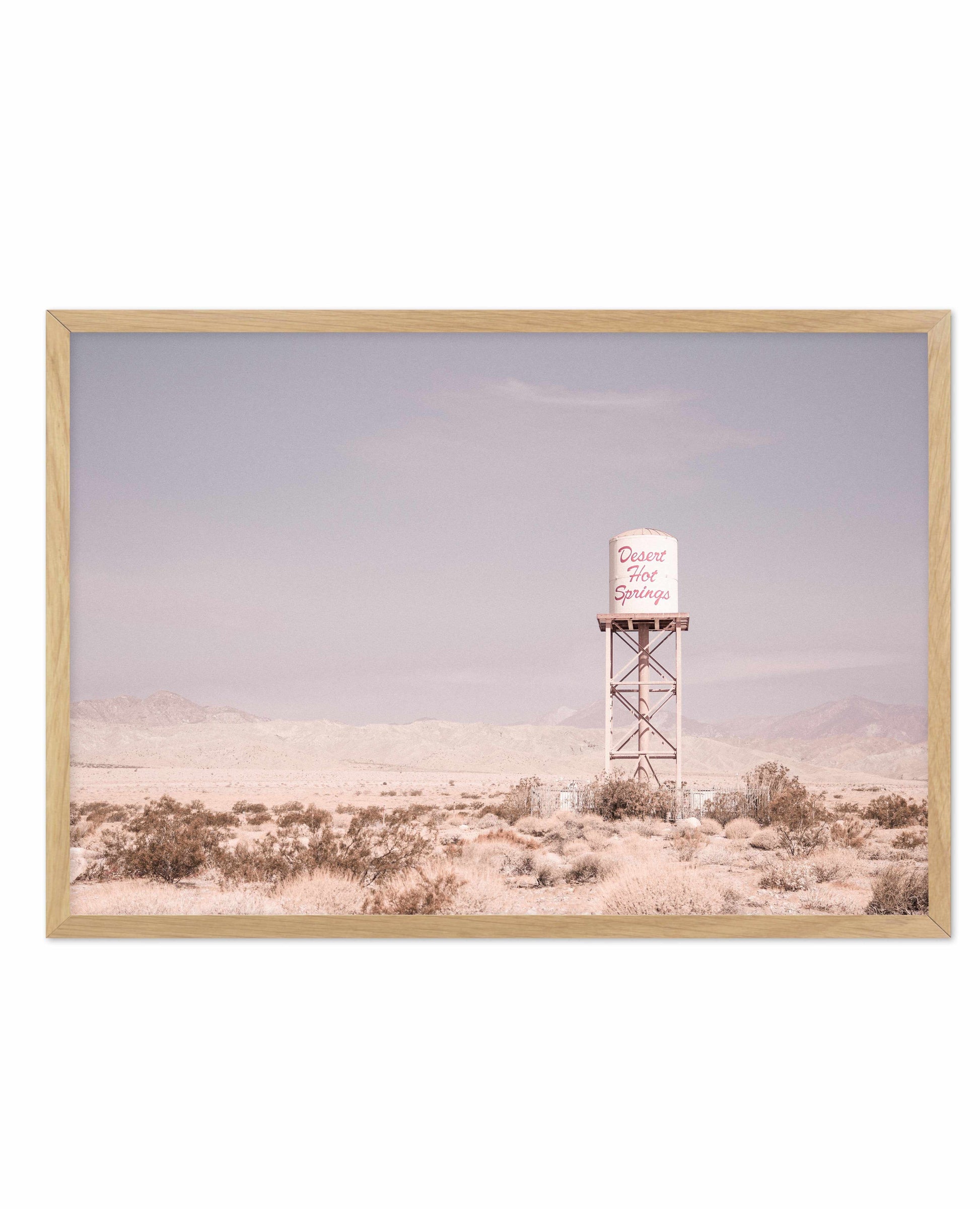 Desert Hot Springs | LS Art Print-PRINT-Olive et Oriel-Olive et Oriel-A4 | 8.3" x 11.7" | 21 x 29.7cm-Oak-With White Border-Buy-Australian-Art-Prints-Online-with-Olive-et-Oriel-Your-Artwork-Specialists-Austrailia-Decorate-With-Coastal-Photo-Wall-Art-Prints-From-Our-Beach-House-Artwork-Collection-Fine-Poster-and-Framed-Artwork