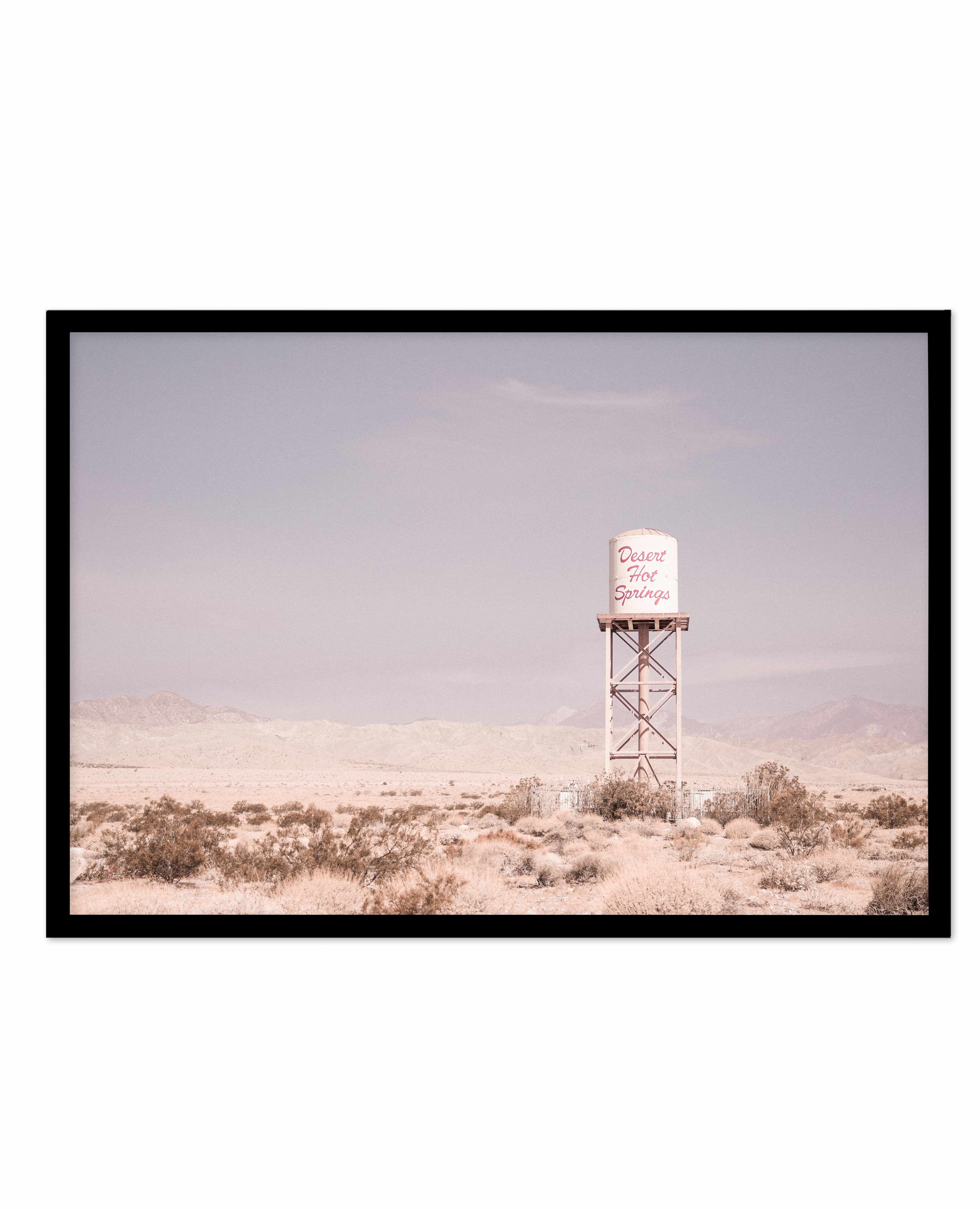 Desert Hot Springs | LS Art Print-PRINT-Olive et Oriel-Olive et Oriel-A4 | 8.3" x 11.7" | 21 x 29.7cm-Black-With White Border-Buy-Australian-Art-Prints-Online-with-Olive-et-Oriel-Your-Artwork-Specialists-Austrailia-Decorate-With-Coastal-Photo-Wall-Art-Prints-From-Our-Beach-House-Artwork-Collection-Fine-Poster-and-Framed-Artwork