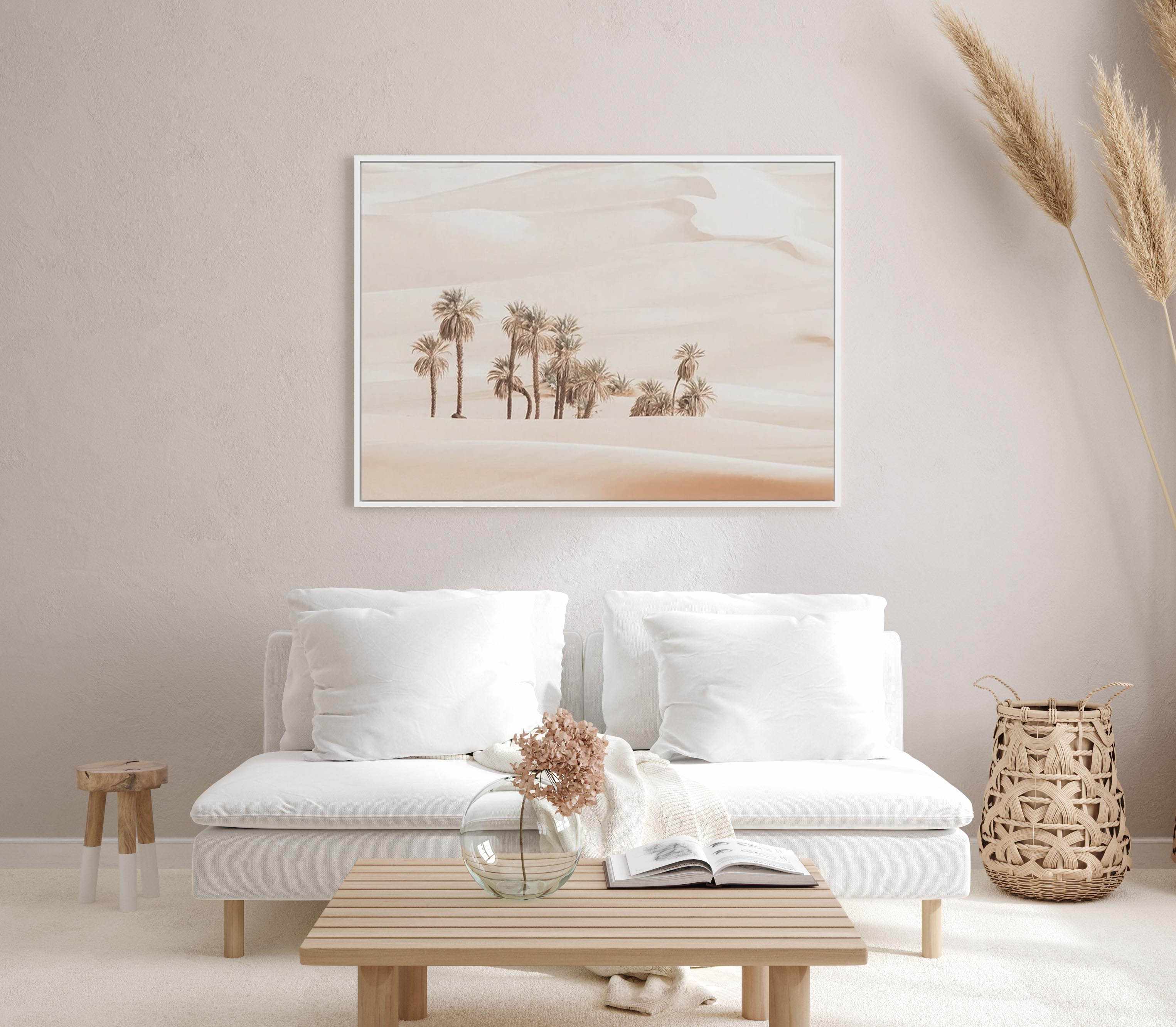 Desert Mirage II LS | Framed Canvas-CANVAS-You can shop wall art online with Olive et Oriel for everything from abstract art to fun kids wall art. Our beautiful modern art prints and canvas art are available from large canvas prints to wall art paintings and our proudly Australian artwork collection offers only the highest quality framed large wall art and canvas art Australia - You can buy fashion photography prints or Hampton print posters and paintings on canvas from Olive et Oriel and have t