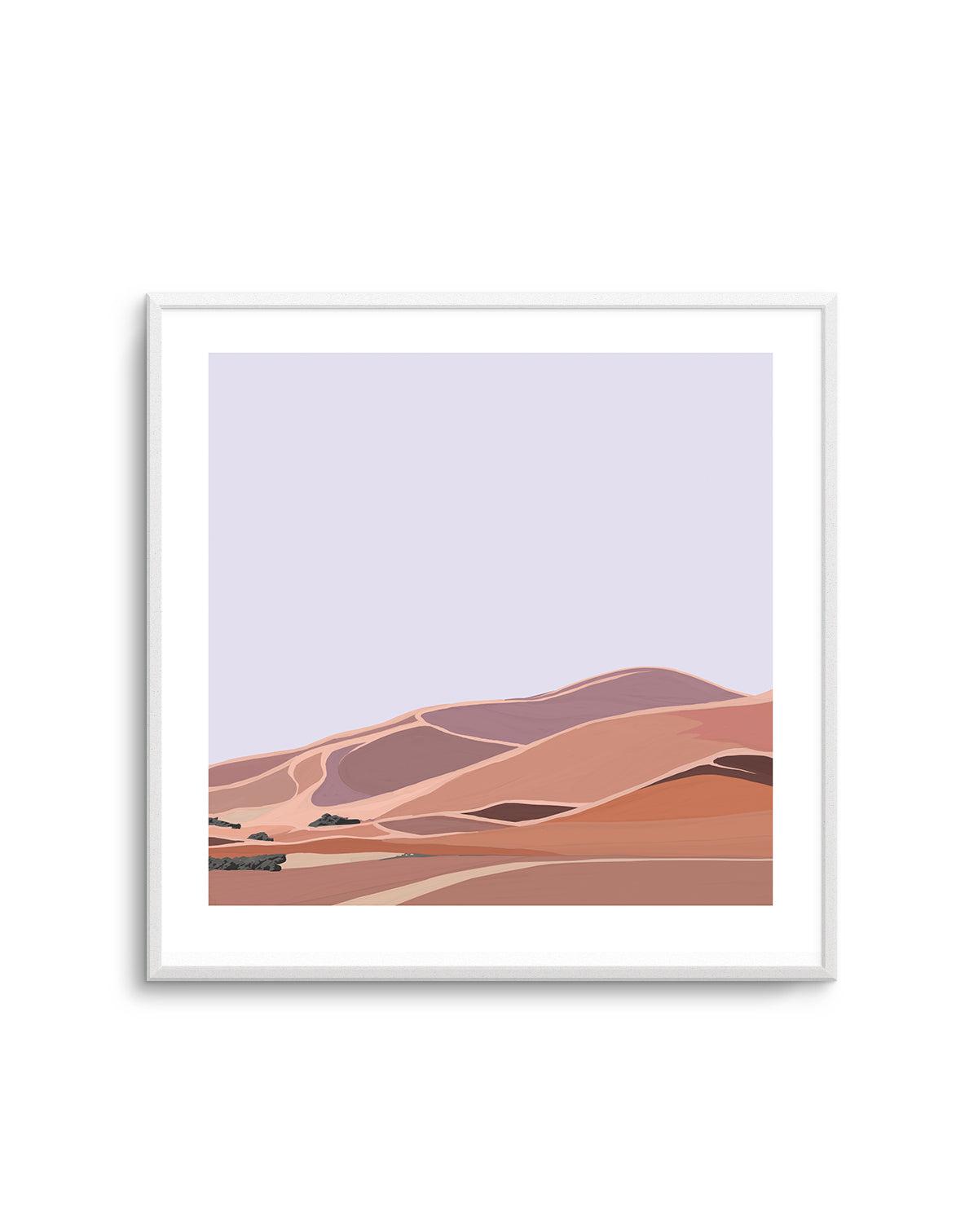 Desert Dunes II SQ Art Print-PRINT-Olive et Oriel-Olive et Oriel-Buy-Australian-Art-Prints-Online-with-Olive-et-Oriel-Your-Artwork-Specialists-Austrailia-Decorate-With-Coastal-Photo-Wall-Art-Prints-From-Our-Beach-House-Artwork-Collection-Fine-Poster-and-Framed-Artwork