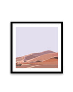 Desert Dunes II SQ Art Print-PRINT-Olive et Oriel-Olive et Oriel-70x70 cm | 27.5" x 27.5"-Black-With White Border-Buy-Australian-Art-Prints-Online-with-Olive-et-Oriel-Your-Artwork-Specialists-Austrailia-Decorate-With-Coastal-Photo-Wall-Art-Prints-From-Our-Beach-House-Artwork-Collection-Fine-Poster-and-Framed-Artwork