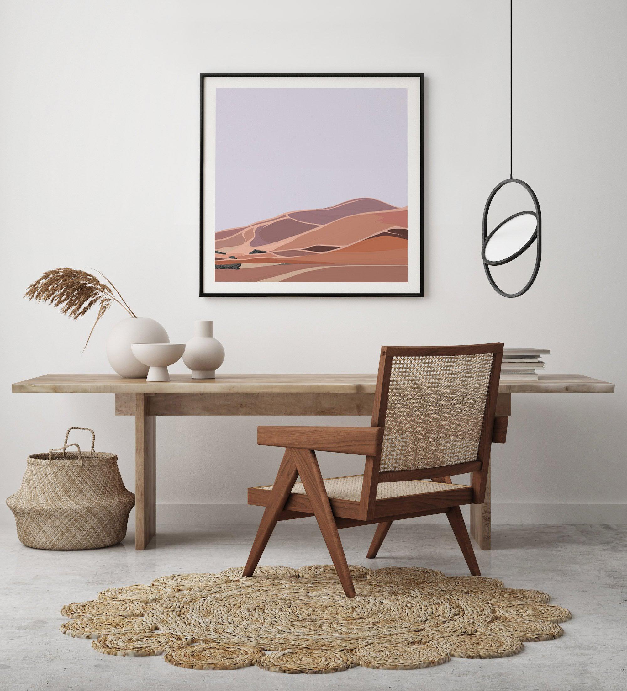 Desert Dunes II SQ Art Print-PRINT-Olive et Oriel-Olive et Oriel-Buy-Australian-Art-Prints-Online-with-Olive-et-Oriel-Your-Artwork-Specialists-Austrailia-Decorate-With-Coastal-Photo-Wall-Art-Prints-From-Our-Beach-House-Artwork-Collection-Fine-Poster-and-Framed-Artwork