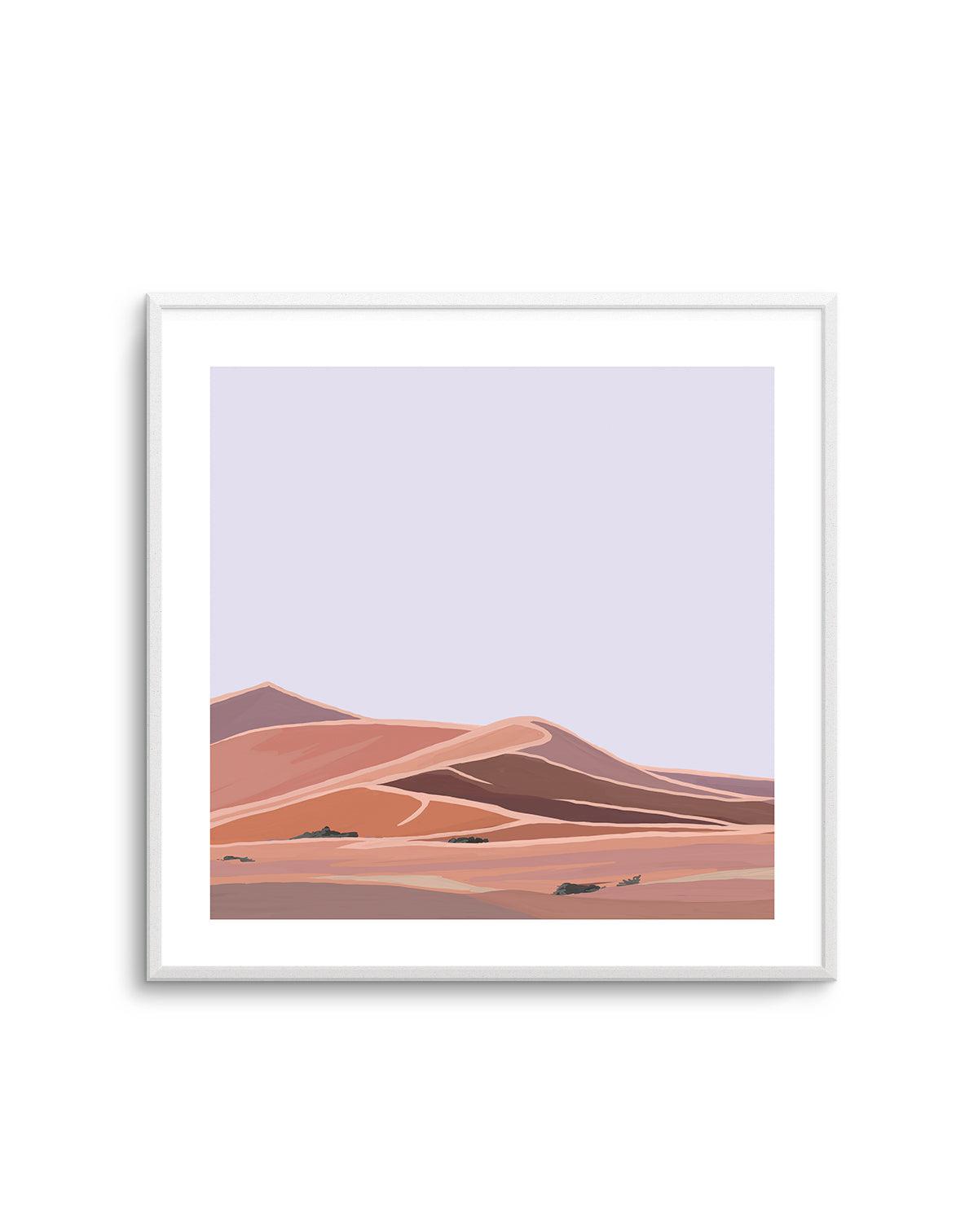 Desert Dunes I SQ Art Print-PRINT-Olive et Oriel-Olive et Oriel-Buy-Australian-Art-Prints-Online-with-Olive-et-Oriel-Your-Artwork-Specialists-Austrailia-Decorate-With-Coastal-Photo-Wall-Art-Prints-From-Our-Beach-House-Artwork-Collection-Fine-Poster-and-Framed-Artwork