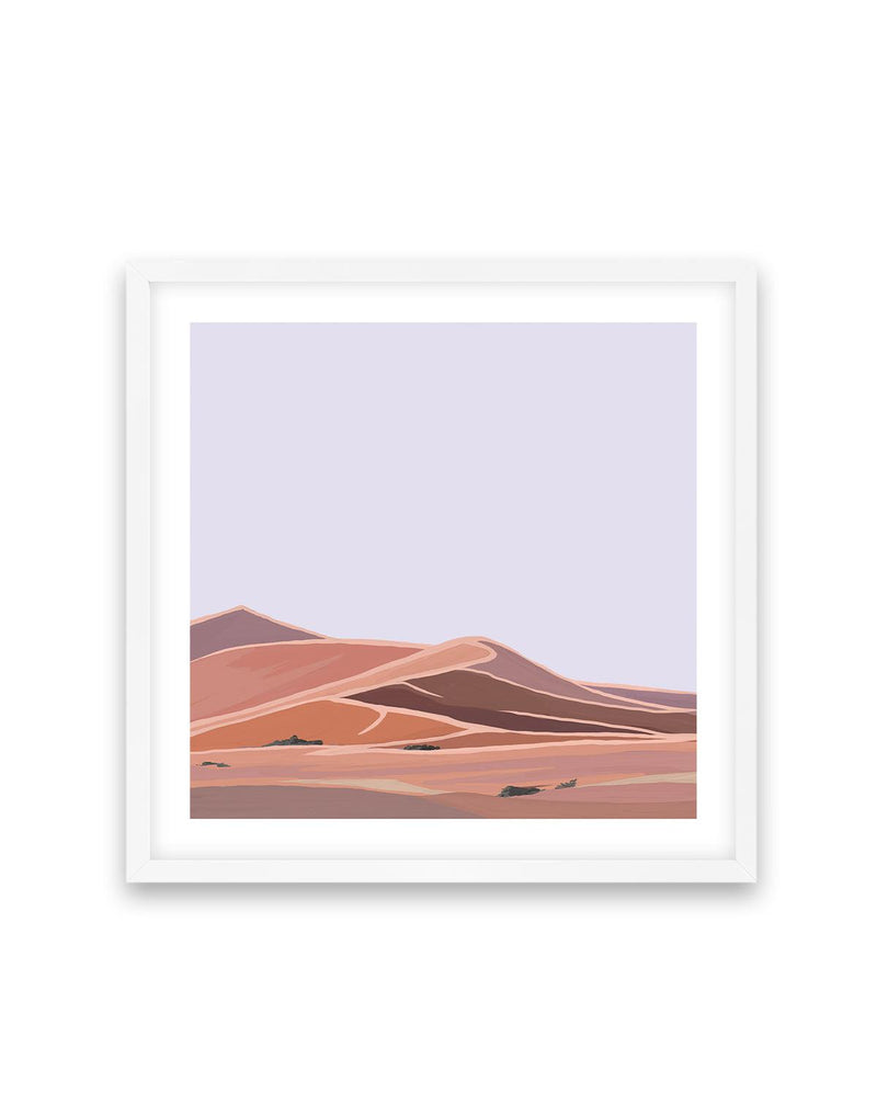 Desert Dunes I SQ Art Print-PRINT-Olive et Oriel-Olive et Oriel-70x70 cm | 27.5" x 27.5"-White-With White Border-Buy-Australian-Art-Prints-Online-with-Olive-et-Oriel-Your-Artwork-Specialists-Austrailia-Decorate-With-Coastal-Photo-Wall-Art-Prints-From-Our-Beach-House-Artwork-Collection-Fine-Poster-and-Framed-Artwork