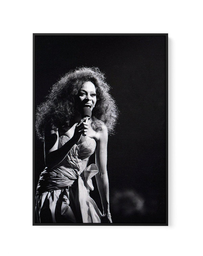 Diana Ross | Tony Mott Collection | Framed Canvas-CANVAS-You can shop wall art online with Olive et Oriel for everything from abstract art to fun kids wall art. Our beautiful modern art prints and canvas art are available from large canvas prints to wall art paintings and our proudly Australian artwork collection offers only the highest quality framed large wall art and canvas art Australia - You can buy fashion photography prints or Hampton print posters and paintings on canvas from Olive et Or