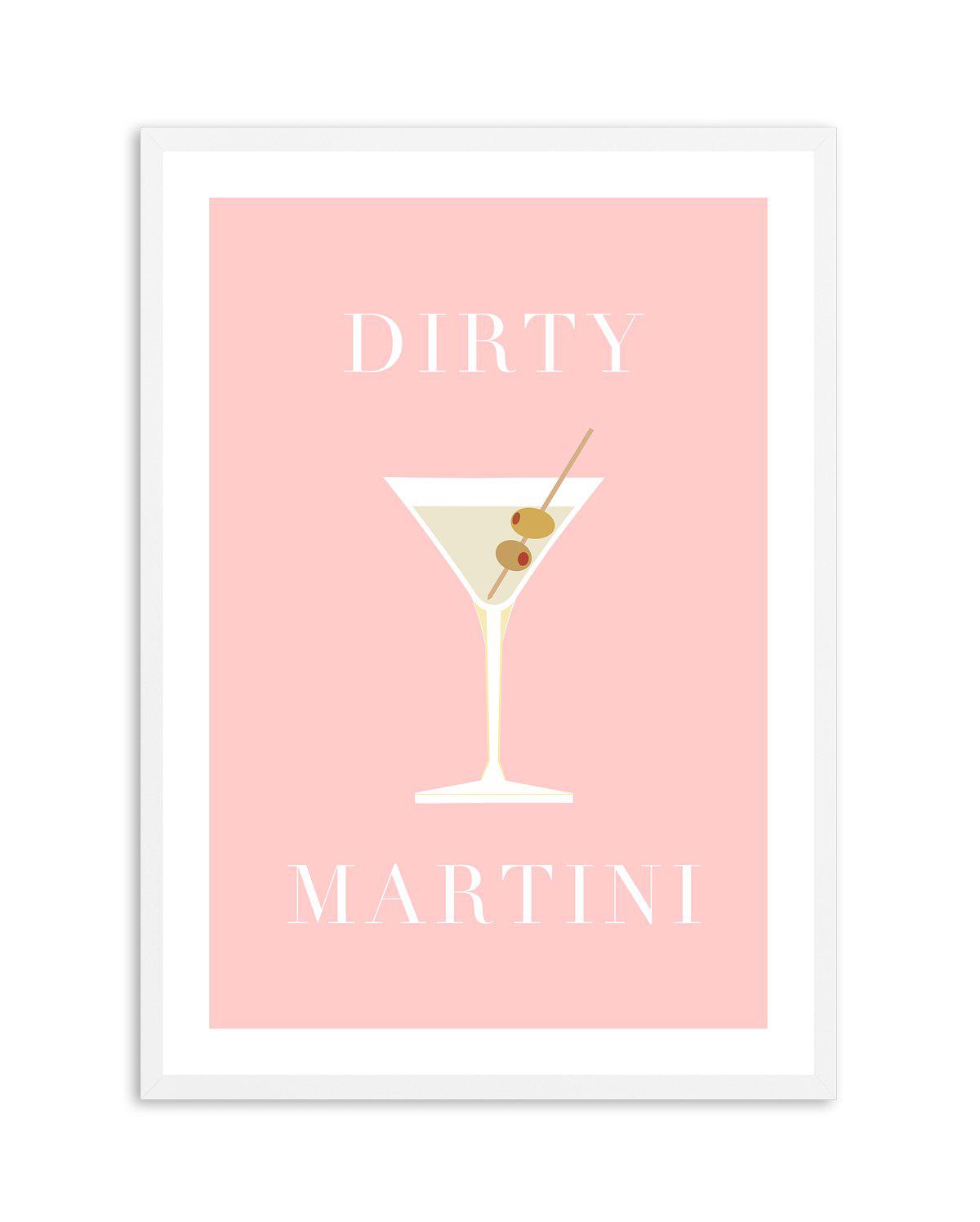 Dirty Martini Art Print-PRINT-Olive et Oriel-Olive et Oriel-A5 | 5.8" x 8.3" | 14.8 x 21cm-White-With White Border-Buy-Australian-Art-Prints-Online-with-Olive-et-Oriel-Your-Artwork-Specialists-Austrailia-Decorate-With-Coastal-Photo-Wall-Art-Prints-From-Our-Beach-House-Artwork-Collection-Fine-Poster-and-Framed-Artwork