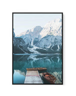 Dolomites Mountain Lake | Framed Canvas-CANVAS-You can shop wall art online with Olive et Oriel for everything from abstract art to fun kids wall art. Our beautiful modern art prints and canvas art are available from large canvas prints to wall art paintings and our proudly Australian artwork collection offers only the highest quality framed large wall art and canvas art Australia - You can buy fashion photography prints or Hampton print posters and paintings on canvas from Olive et Oriel and ha