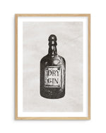 Dry Gin Art Print-PRINT-Olive et Oriel-Olive et Oriel-A5 | 5.8" x 8.3" | 14.8 x 21cm-Oak-With White Border-Buy-Australian-Art-Prints-Online-with-Olive-et-Oriel-Your-Artwork-Specialists-Austrailia-Decorate-With-Coastal-Photo-Wall-Art-Prints-From-Our-Beach-House-Artwork-Collection-Fine-Poster-and-Framed-Artwork