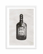 Dry Gin Art Print-PRINT-Olive et Oriel-Olive et Oriel-A5 | 5.8" x 8.3" | 14.8 x 21cm-White-With White Border-Buy-Australian-Art-Prints-Online-with-Olive-et-Oriel-Your-Artwork-Specialists-Austrailia-Decorate-With-Coastal-Photo-Wall-Art-Prints-From-Our-Beach-House-Artwork-Collection-Fine-Poster-and-Framed-Artwork