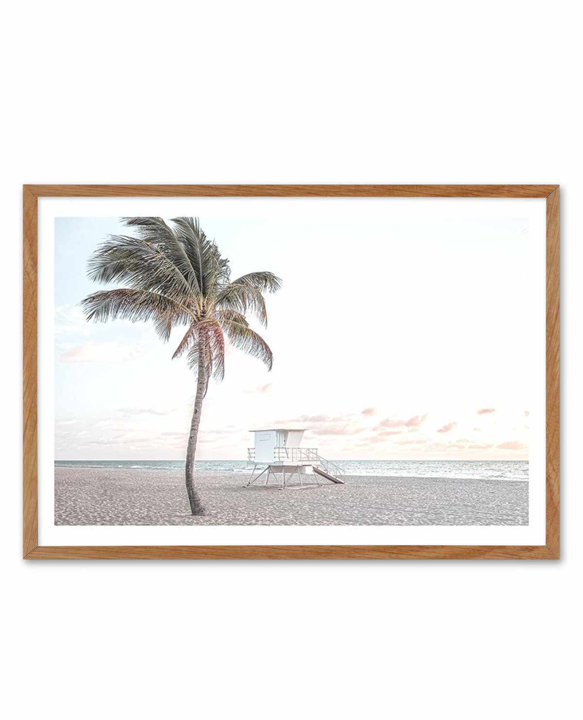 Dusk at Palm Cove | LS Art Print-PRINT-Olive et Oriel-Olive et Oriel-50x70 cm | 19.6" x 27.5"-Walnut-With White Border-Buy-Australian-Art-Prints-Online-with-Olive-et-Oriel-Your-Artwork-Specialists-Austrailia-Decorate-With-Coastal-Photo-Wall-Art-Prints-From-Our-Beach-House-Artwork-Collection-Fine-Poster-and-Framed-Artwork