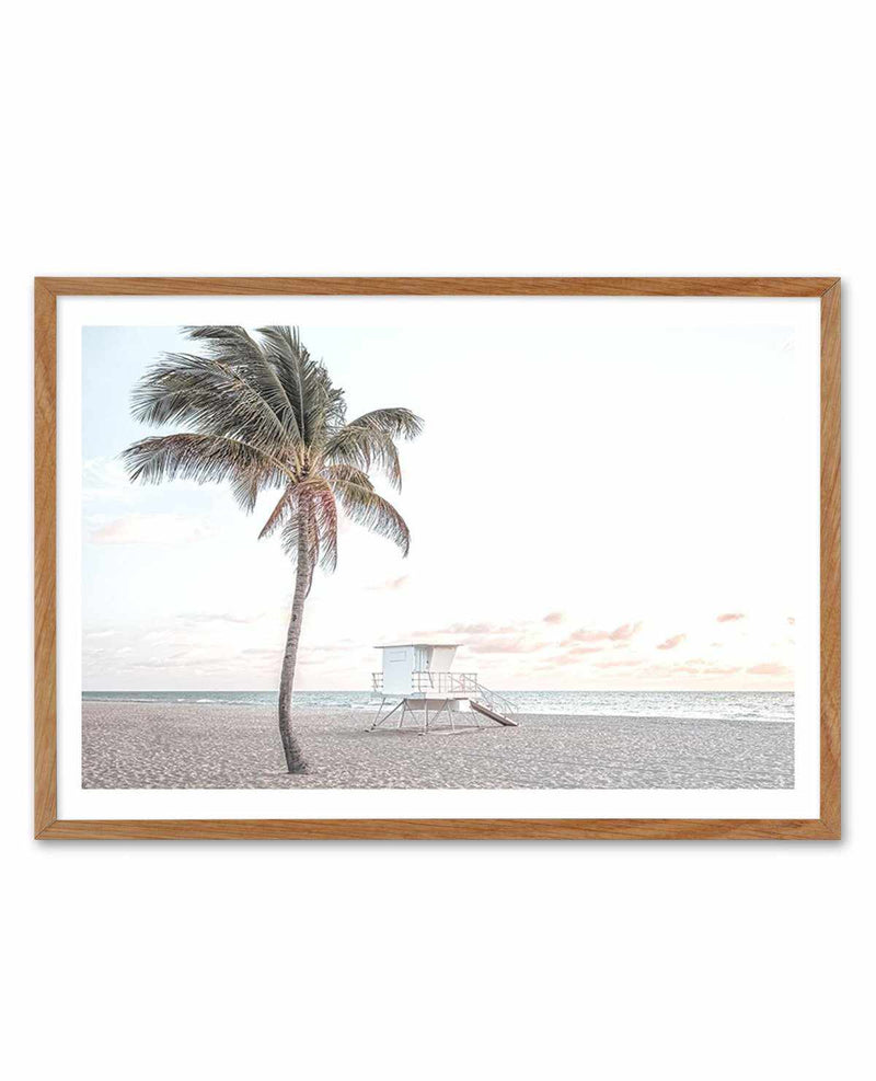 Dusk at Palm Cove | LS Art Print-PRINT-Olive et Oriel-Olive et Oriel-50x70 cm | 19.6" x 27.5"-Walnut-With White Border-Buy-Australian-Art-Prints-Online-with-Olive-et-Oriel-Your-Artwork-Specialists-Austrailia-Decorate-With-Coastal-Photo-Wall-Art-Prints-From-Our-Beach-House-Artwork-Collection-Fine-Poster-and-Framed-Artwork