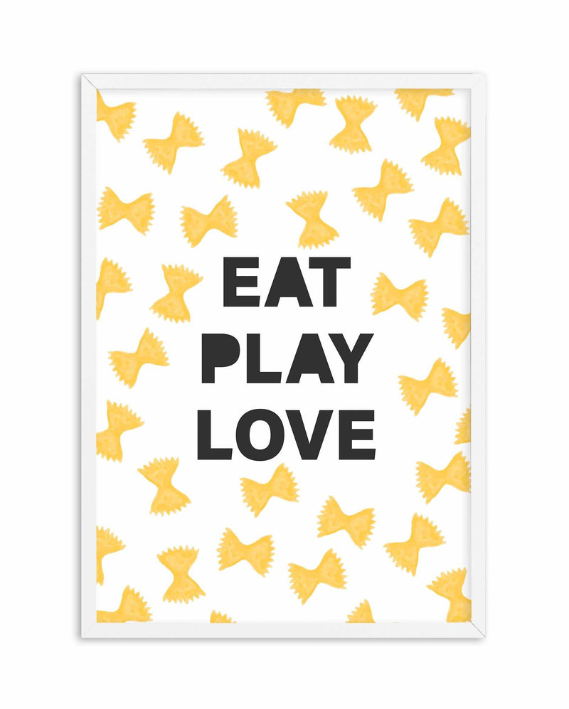 Eat Play Love Art Print-PRINT-Olive et Oriel-Olive et Oriel-A5 | 5.8" x 8.3" | 14.8 x 21cm-White-With White Border-Buy-Australian-Art-Prints-Online-with-Olive-et-Oriel-Your-Artwork-Specialists-Austrailia-Decorate-With-Coastal-Photo-Wall-Art-Prints-From-Our-Beach-House-Artwork-Collection-Fine-Poster-and-Framed-Artwork
