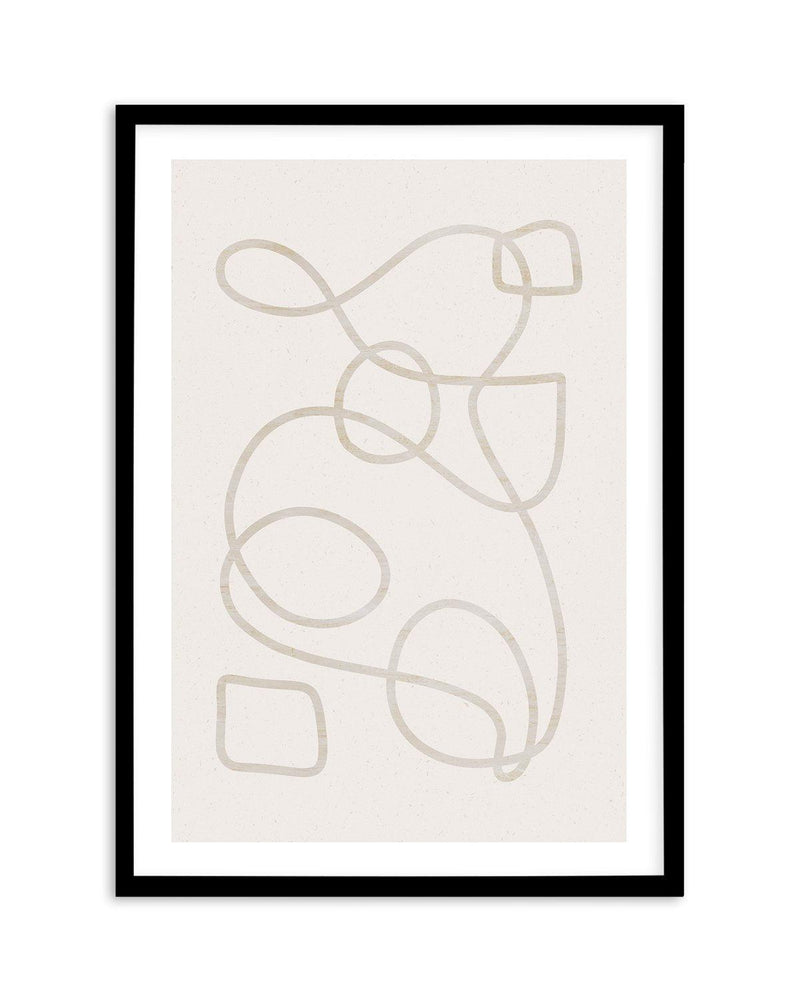 Ecru II Art Print-PRINT-Olive et Oriel-Olive et Oriel-A4 | 8.3" x 11.7" | 21 x 29.7cm-Black-With White Border-Buy-Australian-Art-Prints-Online-with-Olive-et-Oriel-Your-Artwork-Specialists-Austrailia-Decorate-With-Coastal-Photo-Wall-Art-Prints-From-Our-Beach-House-Artwork-Collection-Fine-Poster-and-Framed-Artwork