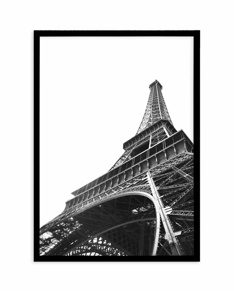 Eiffel Tower I Art Print-PRINT-Olive et Oriel-Olive et Oriel-A5 | 5.8" x 8.3" | 14.8 x 21cm-Black-With White Border-Buy-Australian-Art-Prints-Online-with-Olive-et-Oriel-Your-Artwork-Specialists-Austrailia-Decorate-With-Coastal-Photo-Wall-Art-Prints-From-Our-Beach-House-Artwork-Collection-Fine-Poster-and-Framed-Artwork