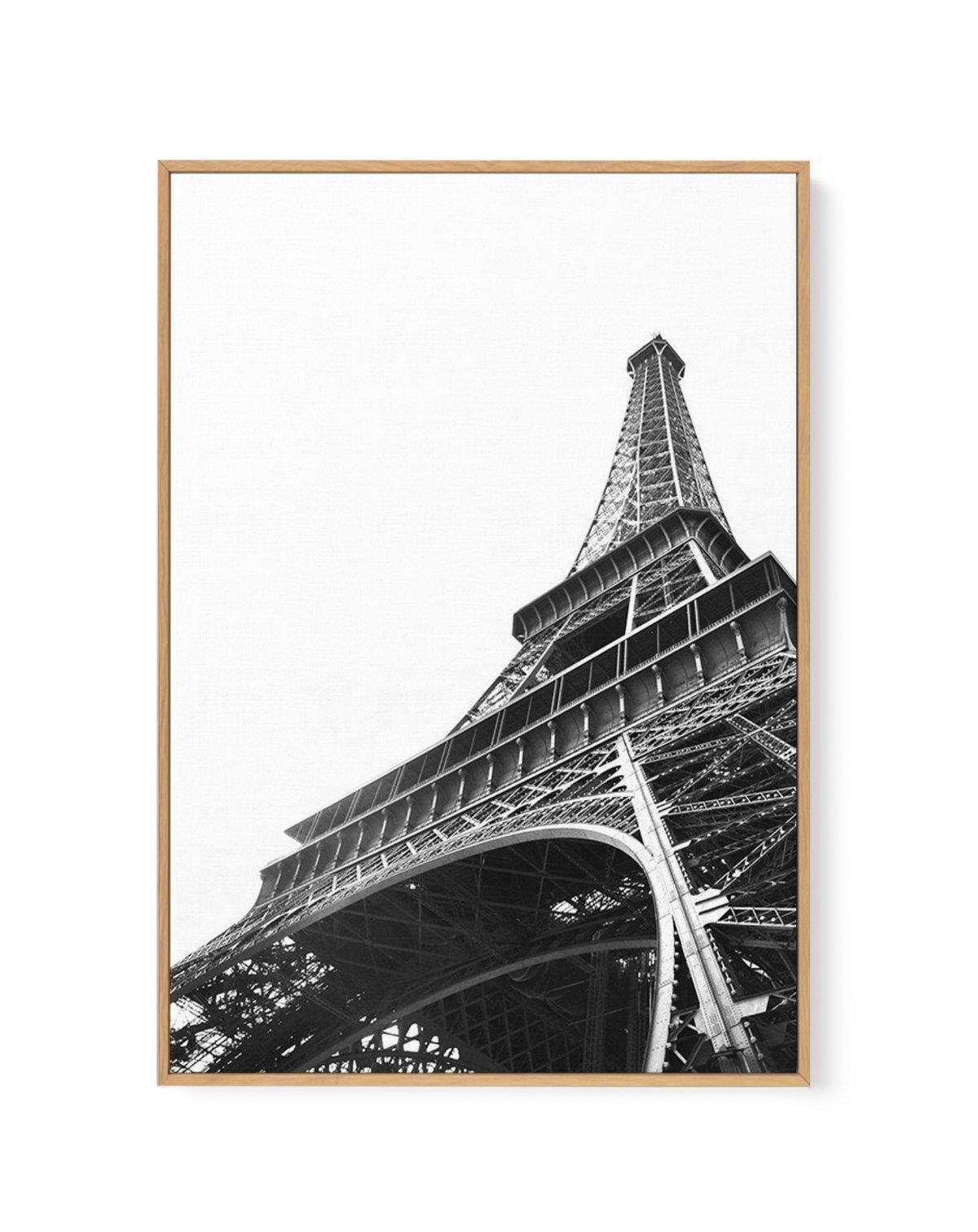 Eiffel Tower I | Framed Canvas-CANVAS-You can shop wall art online with Olive et Oriel for everything from abstract art to fun kids wall art. Our beautiful modern art prints and canvas art are available from large canvas prints to wall art paintings and our proudly Australian artwork collection offers only the highest quality framed large wall art and canvas art Australia - You can buy fashion photography prints or Hampton print posters and paintings on canvas from Olive et Oriel and have them d