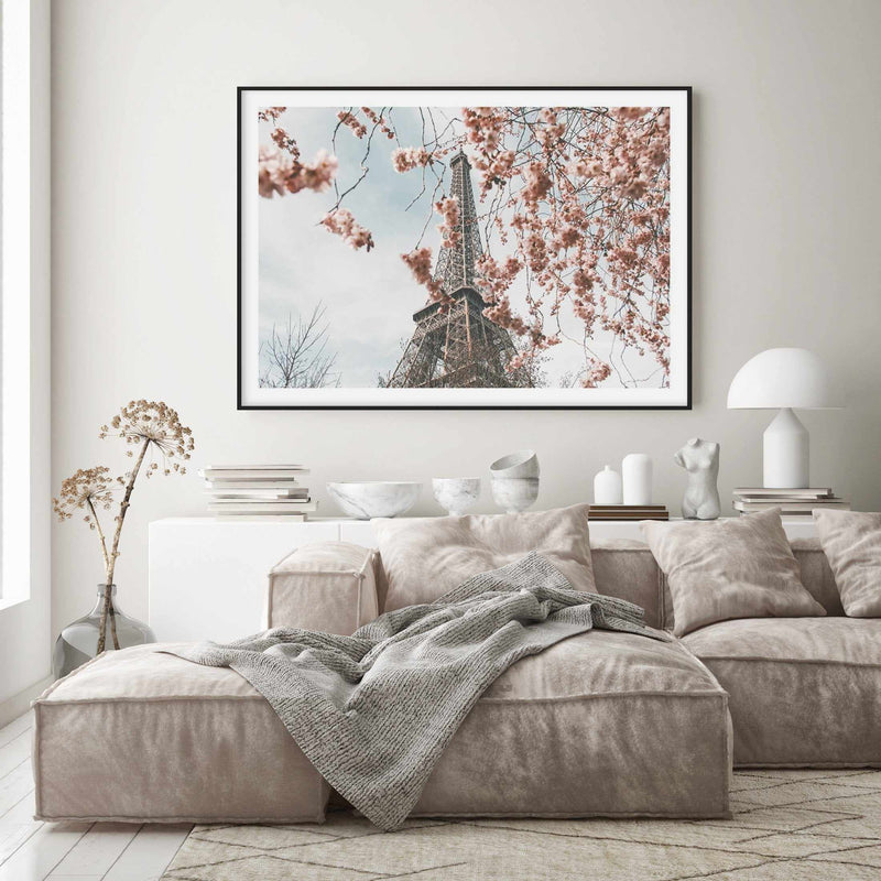 Eiffel Tower | Spring Art Print-PRINT-Olive et Oriel-Olive et Oriel-Buy-Australian-Art-Prints-Online-with-Olive-et-Oriel-Your-Artwork-Specialists-Austrailia-Decorate-With-Coastal-Photo-Wall-Art-Prints-From-Our-Beach-House-Artwork-Collection-Fine-Poster-and-Framed-Artwork