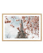 Eiffel Tower | Spring Art Print-PRINT-Olive et Oriel-Olive et Oriel-A5 | 5.8" x 8.3" | 14.8 x 21cm-Oak-With White Border-Buy-Australian-Art-Prints-Online-with-Olive-et-Oriel-Your-Artwork-Specialists-Austrailia-Decorate-With-Coastal-Photo-Wall-Art-Prints-From-Our-Beach-House-Artwork-Collection-Fine-Poster-and-Framed-Artwork