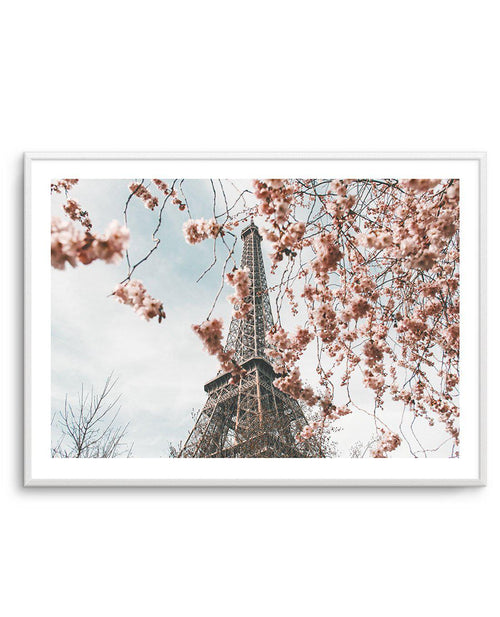 Eiffel Tower | Spring Art Print-PRINT-Olive et Oriel-Olive et Oriel-A5 | 5.8" x 8.3" | 14.8 x 21cm-Unframed Art Print-With White Border-Buy-Australian-Art-Prints-Online-with-Olive-et-Oriel-Your-Artwork-Specialists-Austrailia-Decorate-With-Coastal-Photo-Wall-Art-Prints-From-Our-Beach-House-Artwork-Collection-Fine-Poster-and-Framed-Artwork
