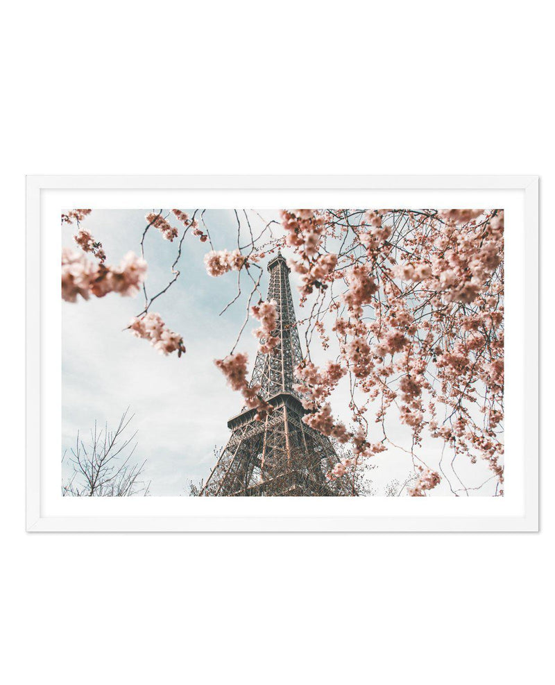 Eiffel Tower | Spring Art Print-PRINT-Olive et Oriel-Olive et Oriel-A5 | 5.8" x 8.3" | 14.8 x 21cm-White-With White Border-Buy-Australian-Art-Prints-Online-with-Olive-et-Oriel-Your-Artwork-Specialists-Austrailia-Decorate-With-Coastal-Photo-Wall-Art-Prints-From-Our-Beach-House-Artwork-Collection-Fine-Poster-and-Framed-Artwork