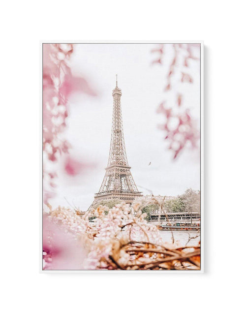Eiffel Vista | Framed Canvas-CANVAS-You can shop wall art online with Olive et Oriel for everything from abstract art to fun kids wall art. Our beautiful modern art prints and canvas art are available from large canvas prints to wall art paintings and our proudly Australian artwork collection offers only the highest quality framed large wall art and canvas art Australia - You can buy fashion photography prints or Hampton print posters and paintings on canvas from Olive et Oriel and have them del
