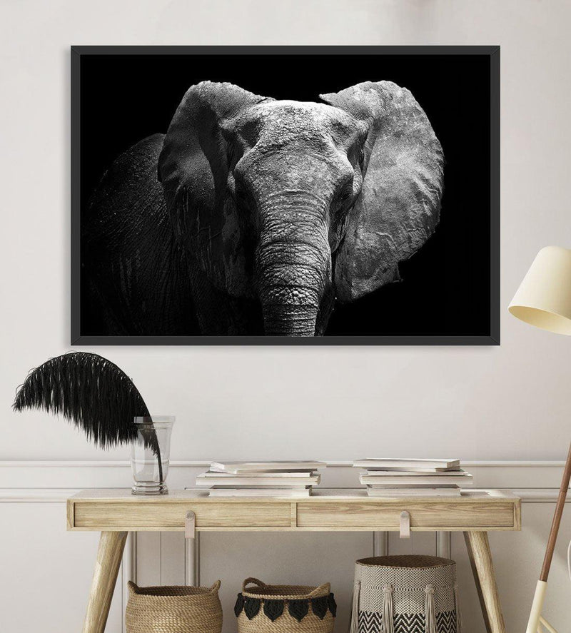 Elephant De Nuit | LS Art Print-PRINT-Olive et Oriel-Olive et Oriel-Buy-Australian-Art-Prints-Online-with-Olive-et-Oriel-Your-Artwork-Specialists-Austrailia-Decorate-With-Coastal-Photo-Wall-Art-Prints-From-Our-Beach-House-Artwork-Collection-Fine-Poster-and-Framed-Artwork